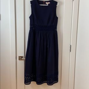 Ted Baker Tea length dress Navy SZ 4